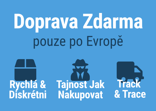 Zdarma s celosvětovou dopravou, rychlé a diskrétní!